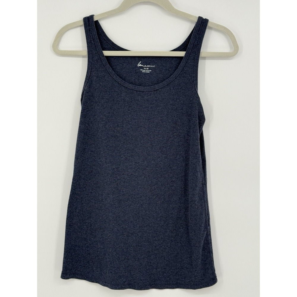 Lane Bryant Women's Blue Tank Top 14/16